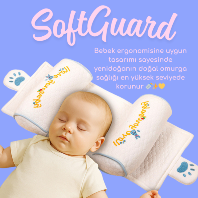 SoftGuard Yenidoğan Ayarlanabilir Bebek Yastığı
